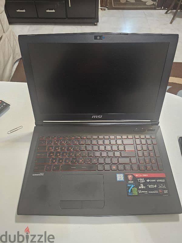 MSI gl62M Gaming laptop 1