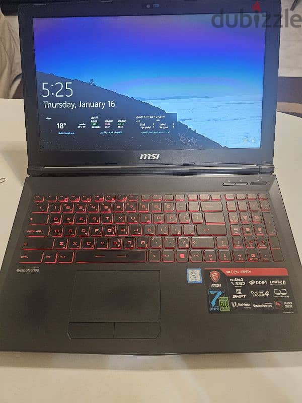 MSI gl62M Gaming laptop 4