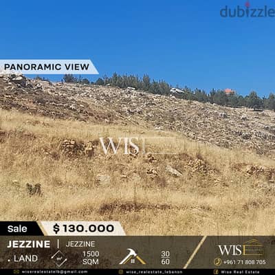  Prime 1500 SQM Land for SALE in Jezzine !