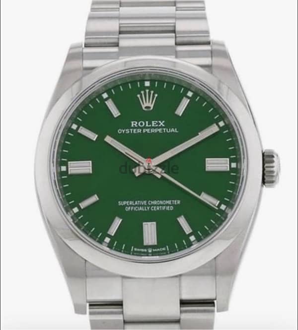 Rolex Oyster Perpetual Green Dial *Rare* 2024 1