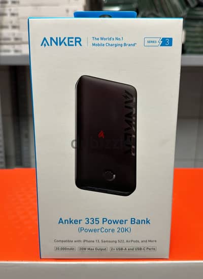 Anker 335 power bank (power core 20k) 20000mah original & new offer