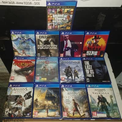 Ps4, Ps3 and Ps2 games. Xbox one/360, ps2,ps3,ps4 consoles