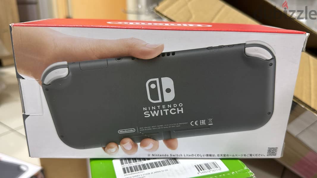 Nintendo switch lite gray amazing & original offer 1