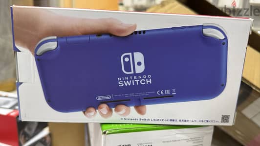 Nintendo switch lite blue group