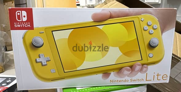 Nintendo switch lite yellow