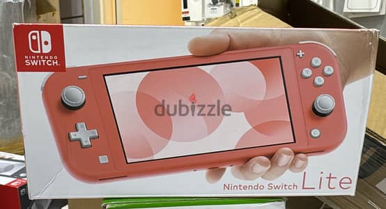 Nintendo switch lite pink