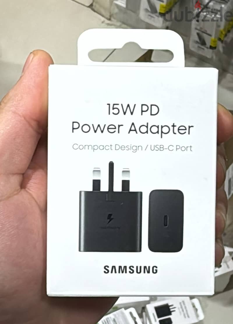 Samsung adapter 15w black 3pin great & original price 0