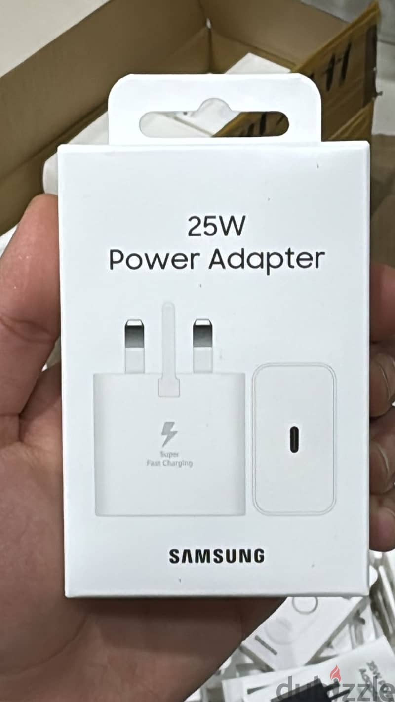 Samsung 25w pd adapter usb-c 3 pin white great & best price 0