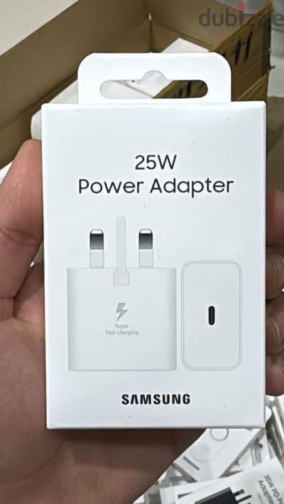 Samsung 25w pd adapter usb-c 3 pin white