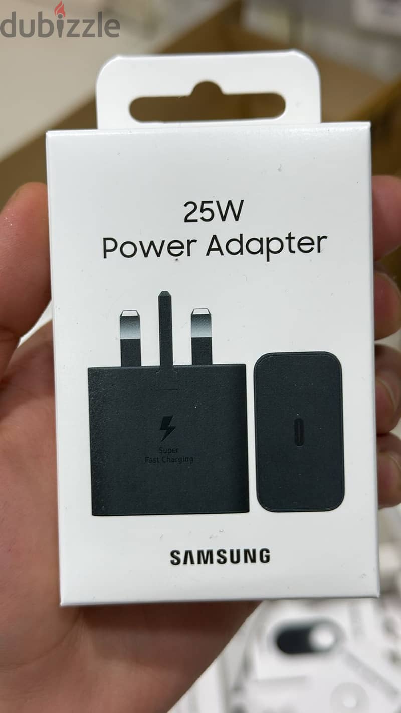 Samsung 25w pd adapter usb-c 3 pin black 0