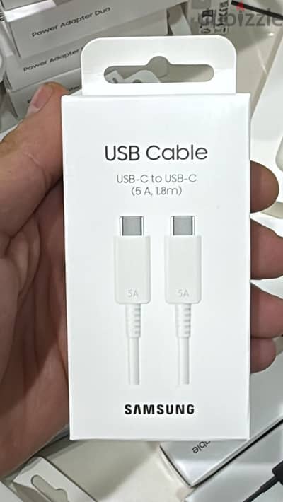 Samsung usb-c to usb-c cable (5A,1.8m) white