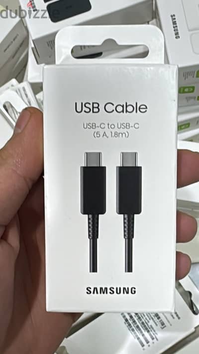 Samsung usb-c to usb-c cable (5A,1.8m) black