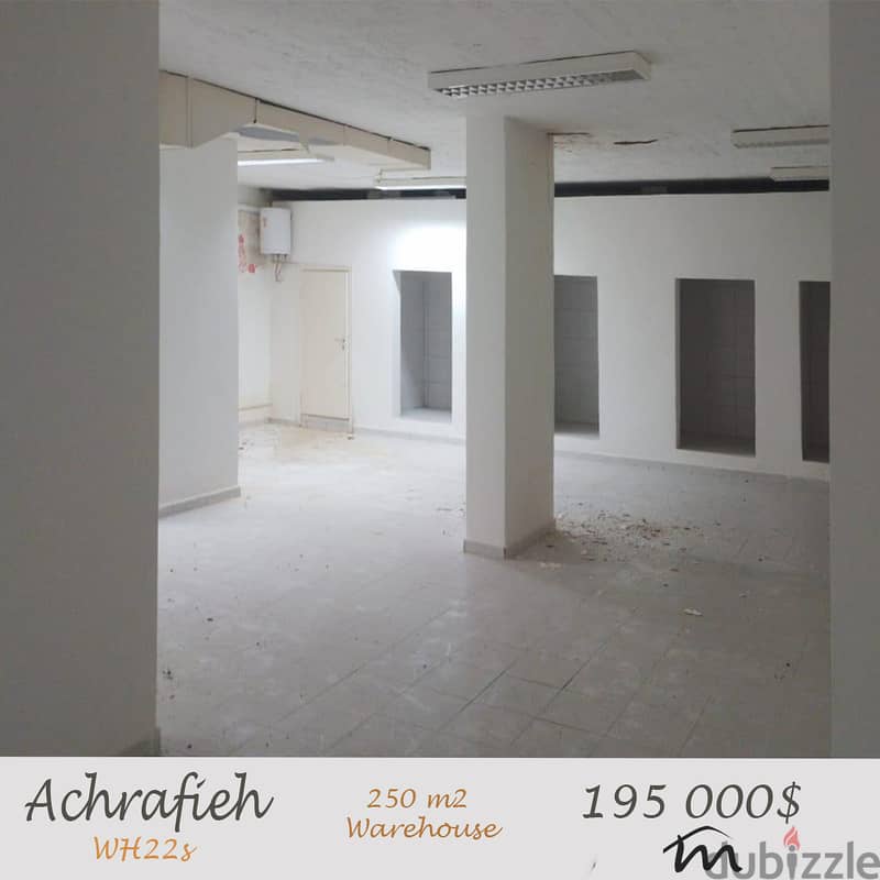 Ashrafieh | 250m² Warehouse | Open Space | Catchy Deal | Parking 0