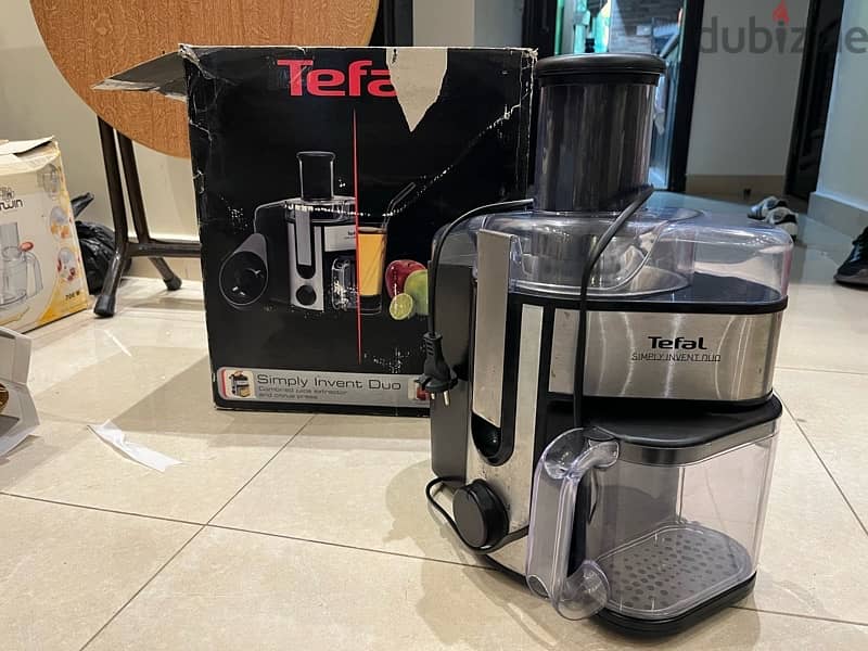 tefal juicer (apple, lemon…) like new barely used 7