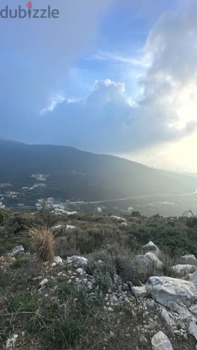 panoramic sea view land in Hakel jbeil ارض رائعة في حاقل جبيل