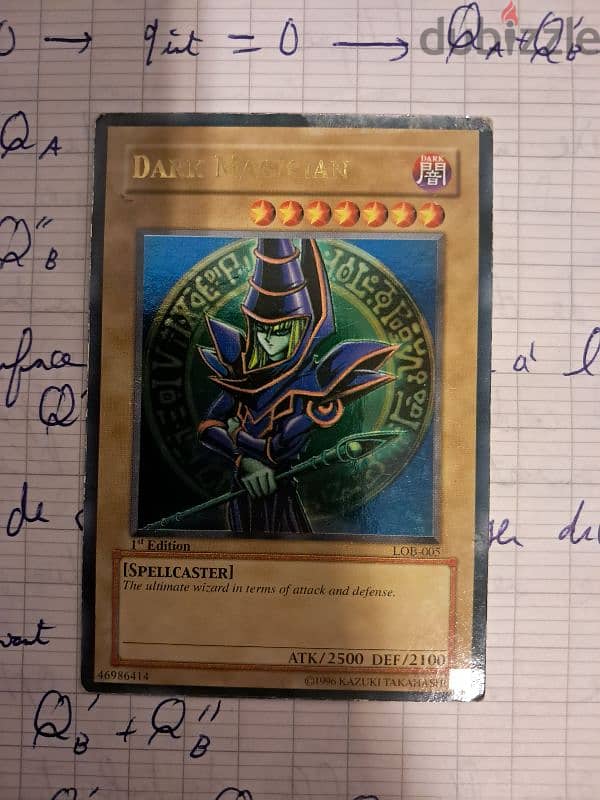 yugioh Dark Magician LOB_005 0