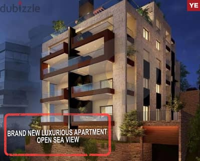 LUXURIOUS APARTMENT- OPEN SEA VIEW-ADMA /ادما  REF#YE116647