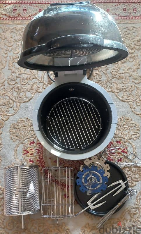 Air fryer 10-liter turbo hair for roast, bake, fry and dehydrate 4