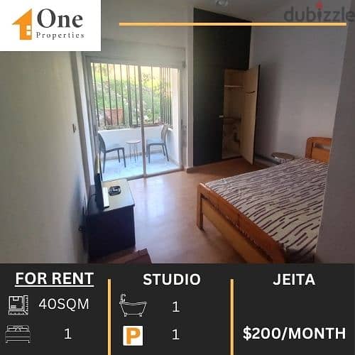 FURNISHED STUDIO FOR RENT IN JEITA 0