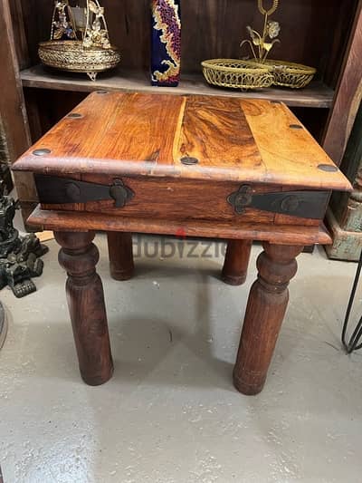 teak maseef side table