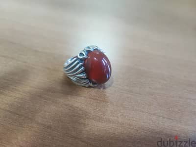 Aqiq Yamani silver ring