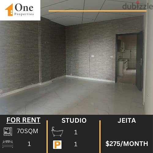 STUDIO FOR RENT IN JEITA 0