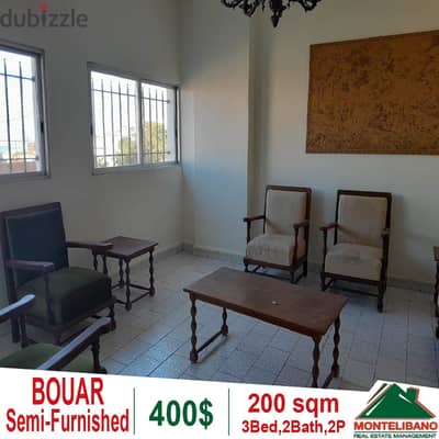 200 sqm fully furnished apartment for rent in Bouar!!