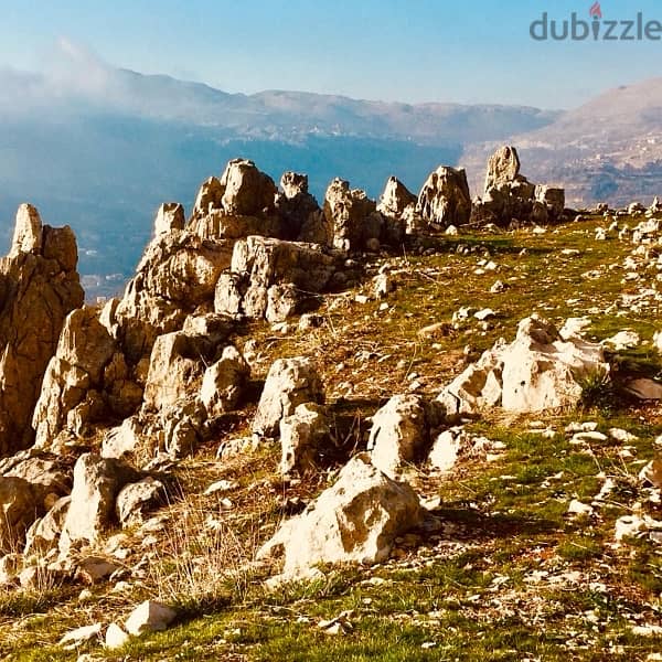 LAND in Kfardebian/Faqra with PANORAMIC View أرض في كفردبيان ١٢٥٠ م٢ 7