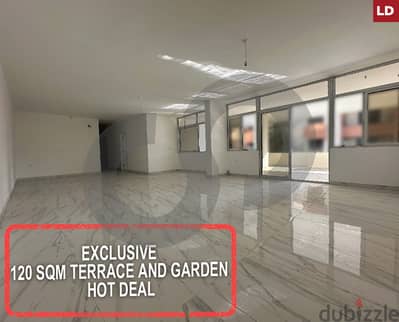 Exclusive-Terrace and Garden-Hot deal - Betchay /بطشاي  REF#LD116680