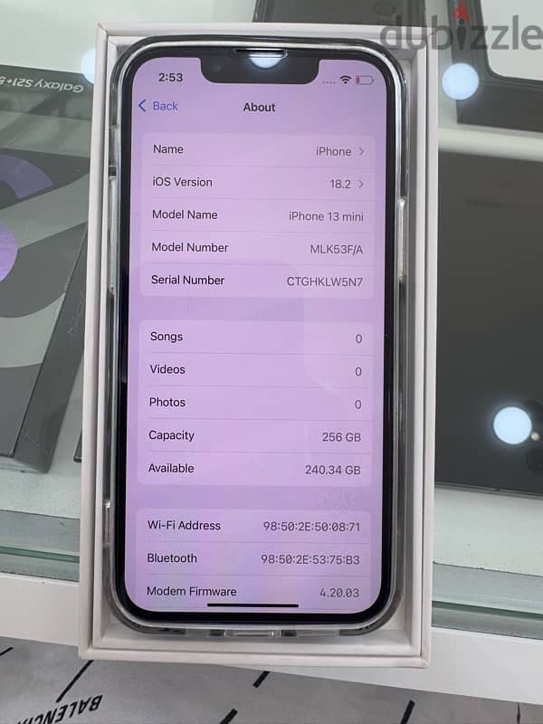 Iphone 13 mini 256 gb dual sim 2