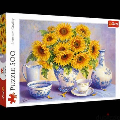 German store trefl puzzle 500pc sunflower