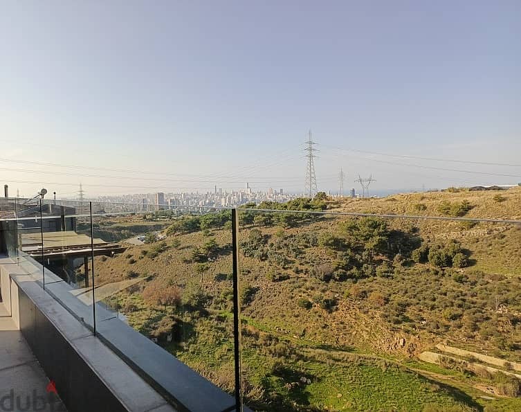 300 SQM Duplex in Mansourieh, Metn with Mountain and City View 0