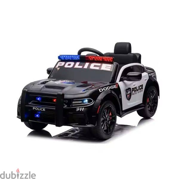 Police Battery Powered Ride-on Car For Kids 12V, 4.5AH 2