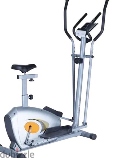 Elliptial cross trainer machine