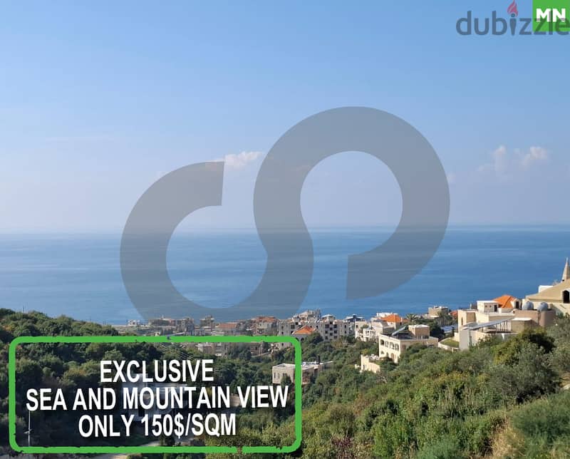 unobstructed sea view Stunning mountain IN Kfaraabida ! REF#MN116549 0