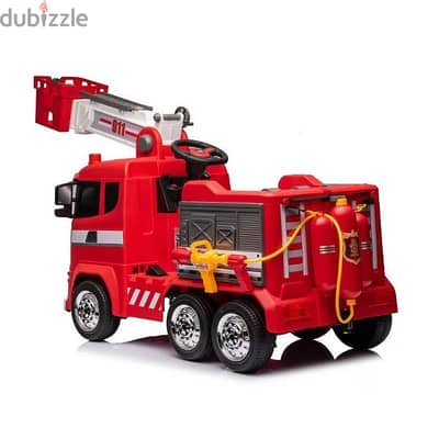 Fire Truck For Kids With Battery Powered Wheel 12V, 7AH