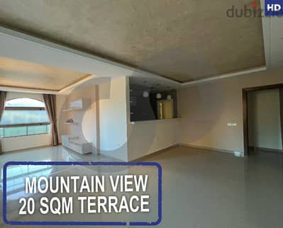 Mountain View + 20 sqm- Bchamoun Maderes/بشامون  Terrace REF#HD116703