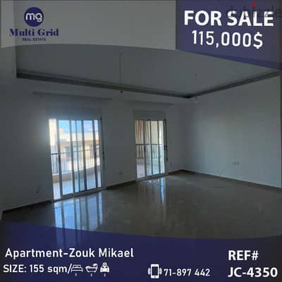 JC-4350 / Apartment for Sale in Zouk Mikael , شقة للبيع في زوق مكايل