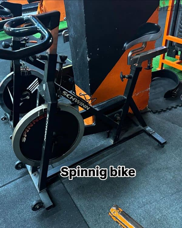 2 used spinning bikes 2