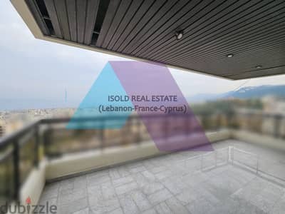 Apartment+Mountain/Sea View for sale in Zouk Mosbeh - شقة للبيع