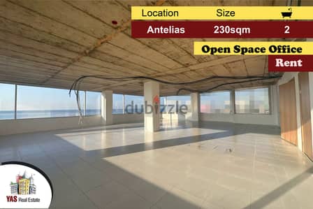 Antelias 230m2 | Office | Rent | Active Tower | Open Space | MJ |