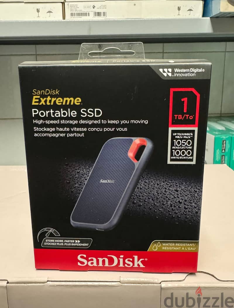 Sandisk extreme portable SSD 1tb up to 1050mb/s great & last offer 0