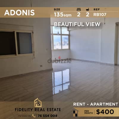 Apartment for rent in Adonis RB107 شقة للإيجار في أدونيس