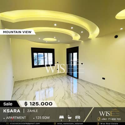  125 SQM Apartment for SALE in ksara-zahle !