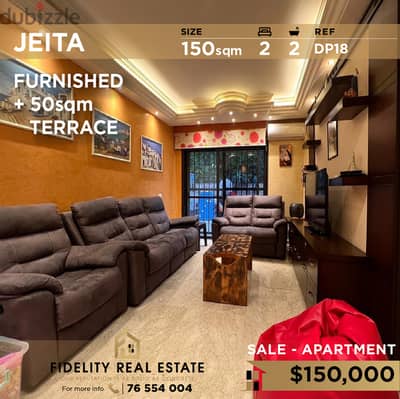 Furnished apartment for sale in Jeita DP18 شقة مفروشة للبيع في جعيتا