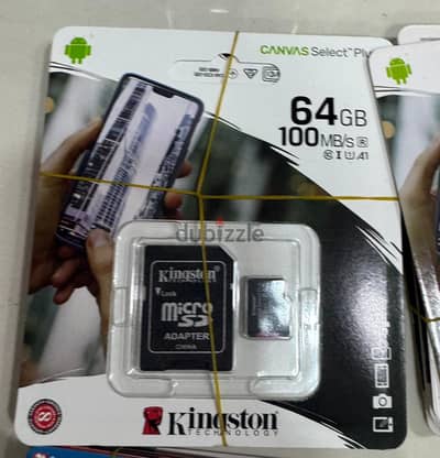 Kingston memory 64gb with adapter