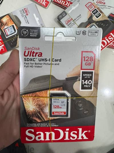 Sandisk ultra sdxc card 128gb up to 140mb/s great & best offer