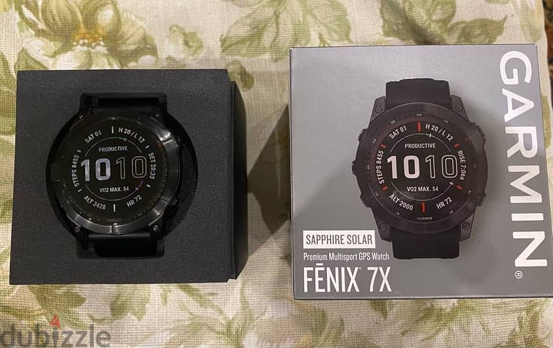 Garmin Fenix 7X Sapphire Solar 0