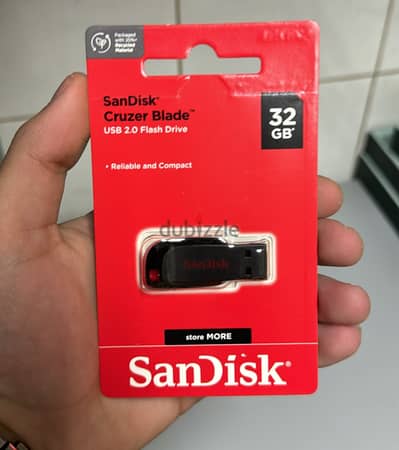 Sandisk cruzer blade 2.0 flash drive 32gb amazing & new offer