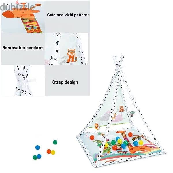 Baby Play Mat With Arcs & Toys 1